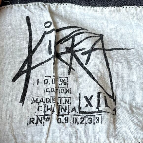 Kirra 100% Cotton Crew Neck Sweater Tight Knit Light Weight Charcoal Womens XL - Picture 8 of 8